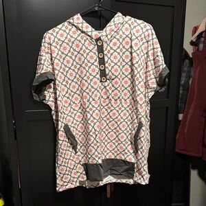 HEIMISH USA Floral Geometric Patterned Top